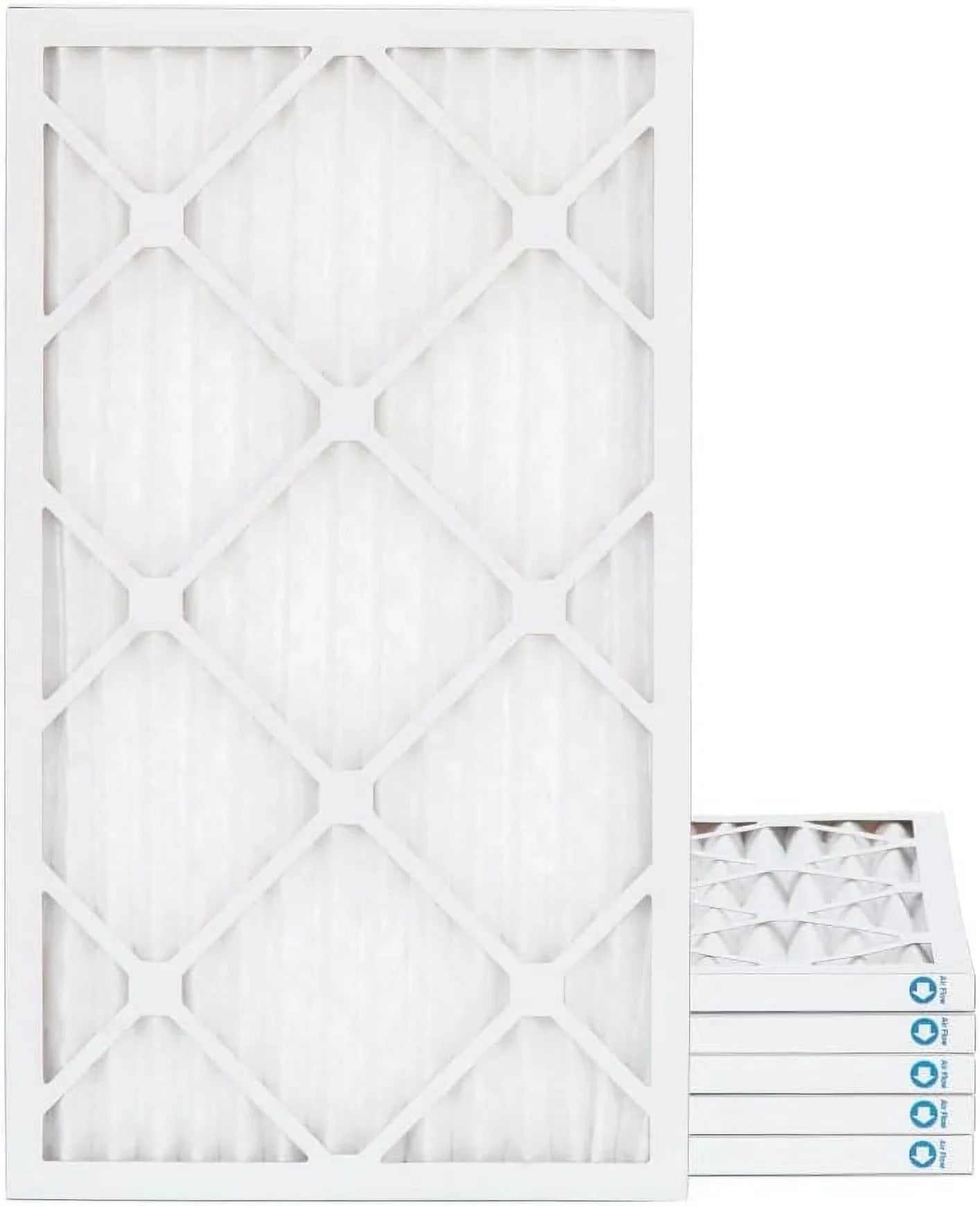 18X24x1 MERV 11, MPR 1000 Pleated Furne 1" Air Filters By Pamlico. 6 Pk. Ext Size: 17-1/2 X 23-1/2 X 3/4