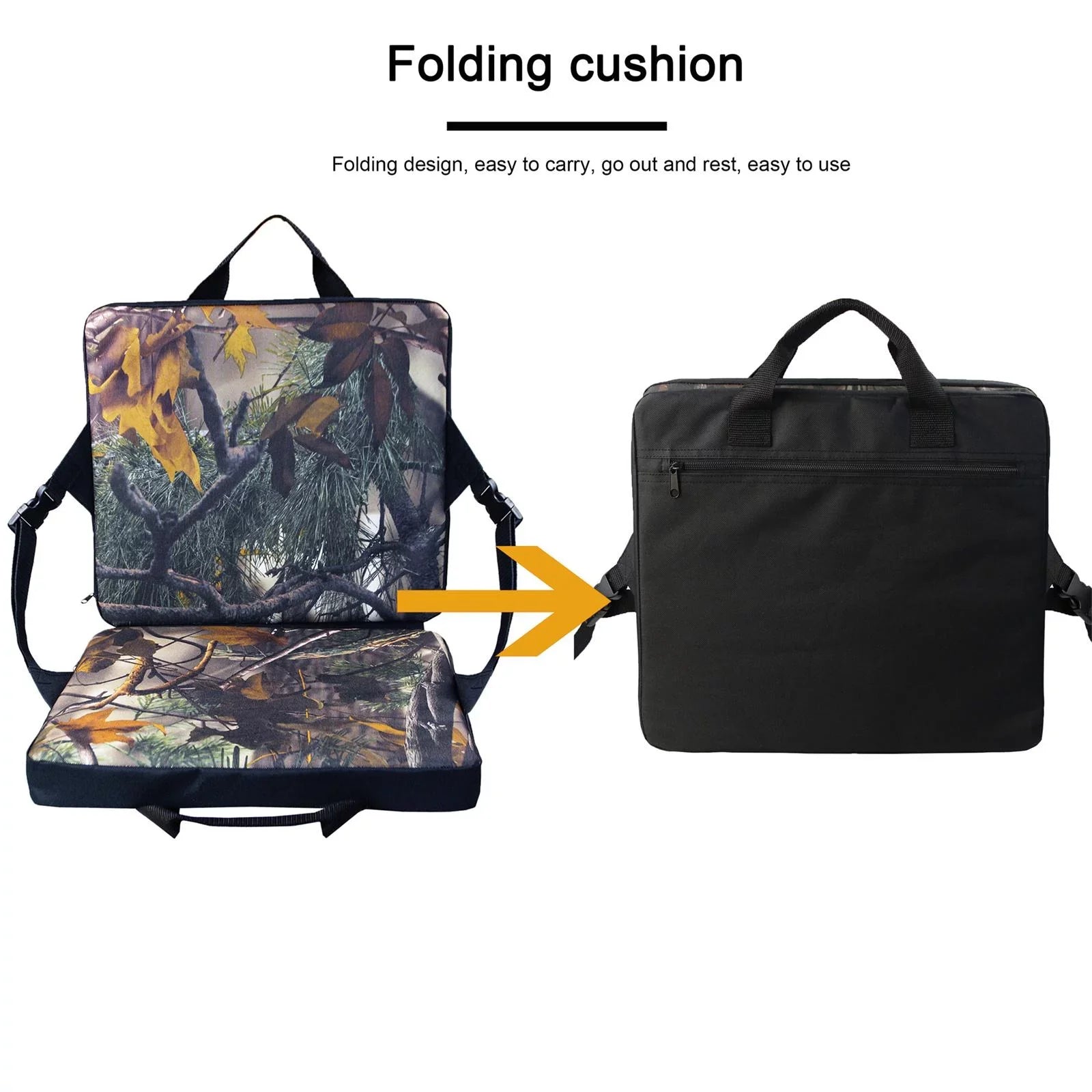 Folding Cushion Adjustable Backrest Chair Support Practical Floor Stadium Chair for Concerts Picnic Outdoor Camping Accessories