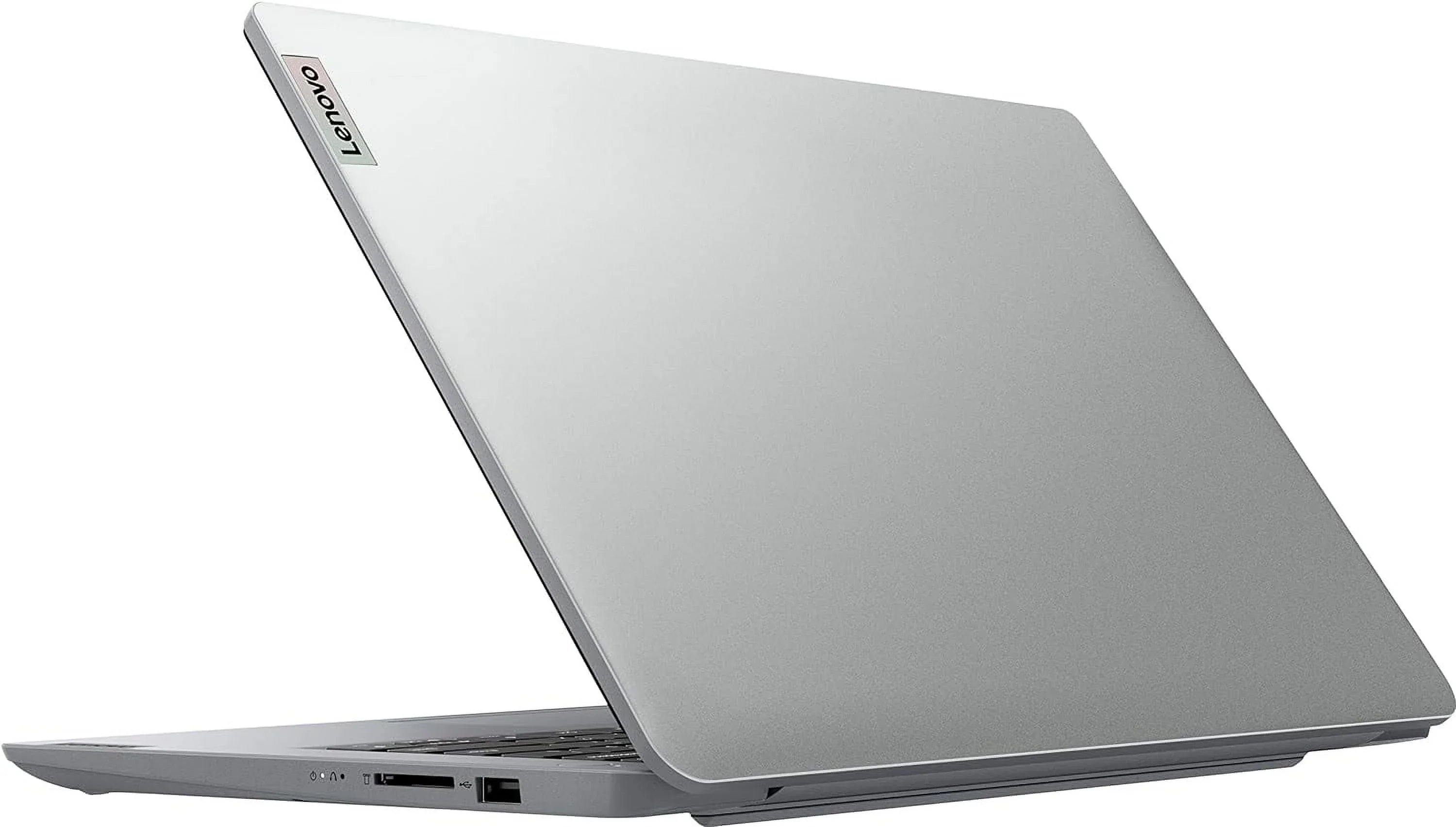 IdeaPad 1i 14" Laptop Computer, Intel Pentium Silver N5030 Processor, 4GB DDR4 RAM, 128GB eMMC + 64GB SD Card, WiFi 6, Bluetooth 5.1, 1-Year Office 365, Cloud Grey, Windows 11 S