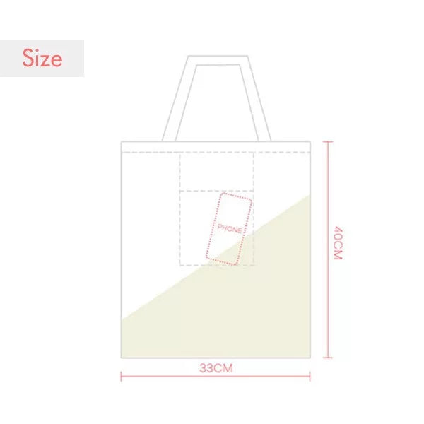 Lotus Lotus Flower Lotus Root Fish Water Tote Canvas Bag Shopping Satchel Casual Handbag