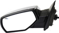Mirror Compatible With 2015-2018 GMC Sierra 2500 HD Chevrolet Silverado 3500 Left Driver Side Heated Chrome Kool-Vue