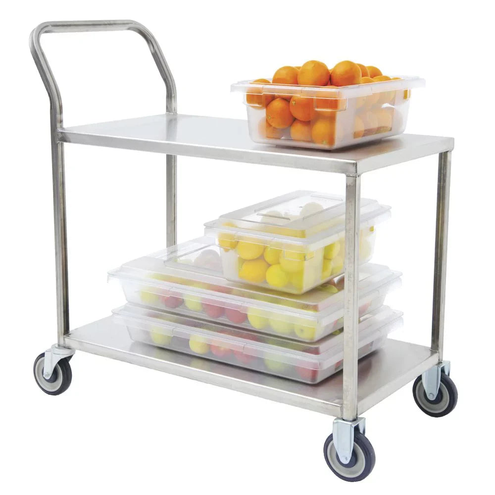 HUBERT® Stock Cart with Loop Handle Stainless Steel - 41" L x 20" W x 41" H
