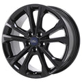 FORD ESCAPE 2013 - 2019 GLOSS BLACK Factory OEM Circular part Rim (Not Replicas)