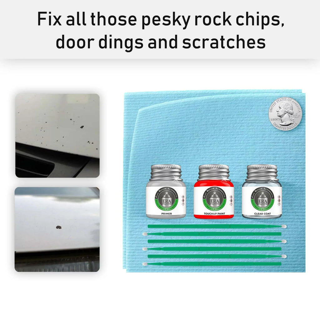 For KIA (K9 - Glacier Blue Metallic) Exact Match Touch Up Paint Clearcoat Primer and Prep Kit - Pick Your Color