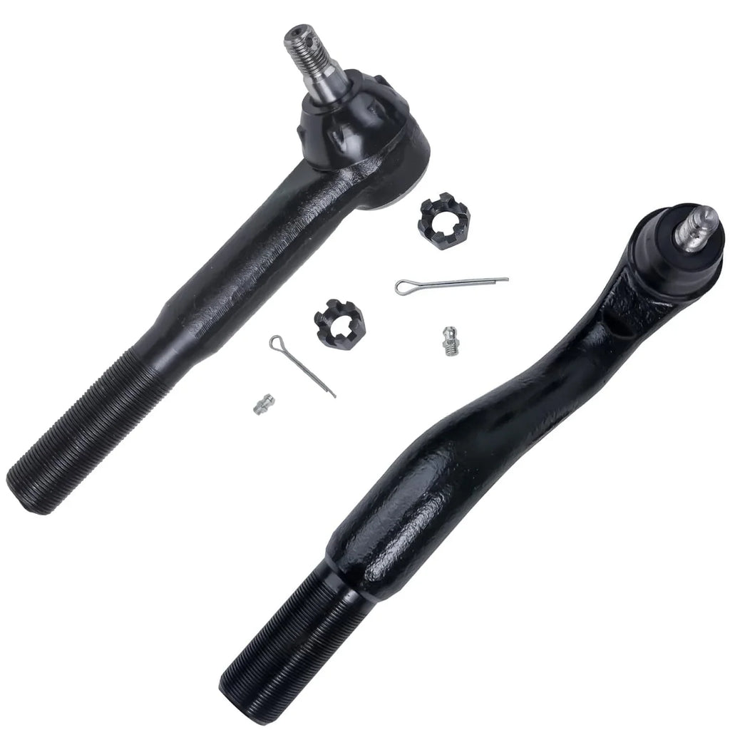 Detroit Axle - Front 12pc Suspension Kit for 4WD 00-04 Ford F-250 F-350 Super Duty, 2 Rim Bearing Hubs 4 Ball Joints 4 Tie Rods 2 Sway Bars 2000 2001 2002 2003 2004 Replacement