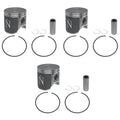 Namura, NW-20002-2, 3 .020 Over Bore Piston Kits for Kawasaki Many 1996-2003 1100 Jet Ski 80.5mm SEE LIST