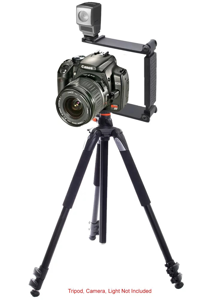 High Quality Aluminum Mini Folding Bracket For Sony Alpha A6500 (Accommodates Flashes, Lights Or Microphones)