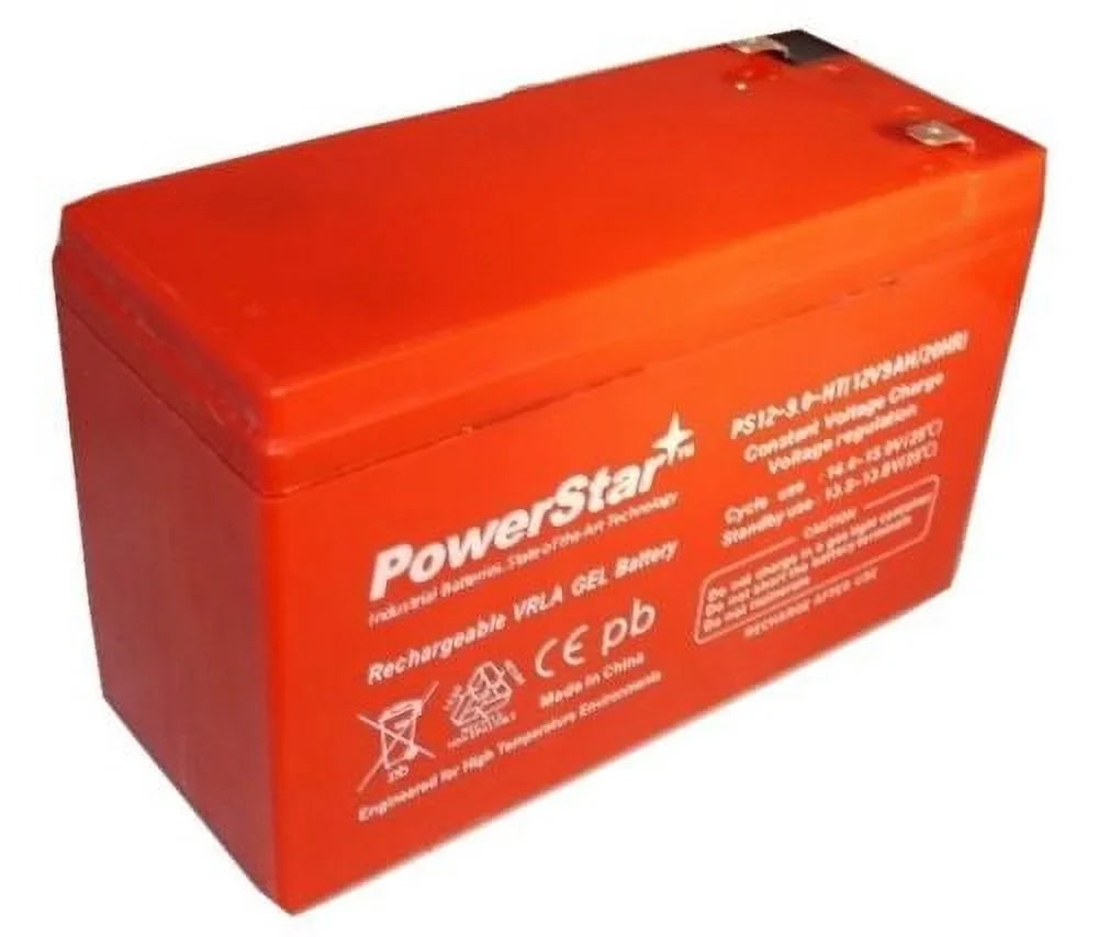 HIGH TEMP 9Ah 12V Sealed BATTERY Fits Aqua Vu Marcum Vexilar 12VOLT - 2 Pack