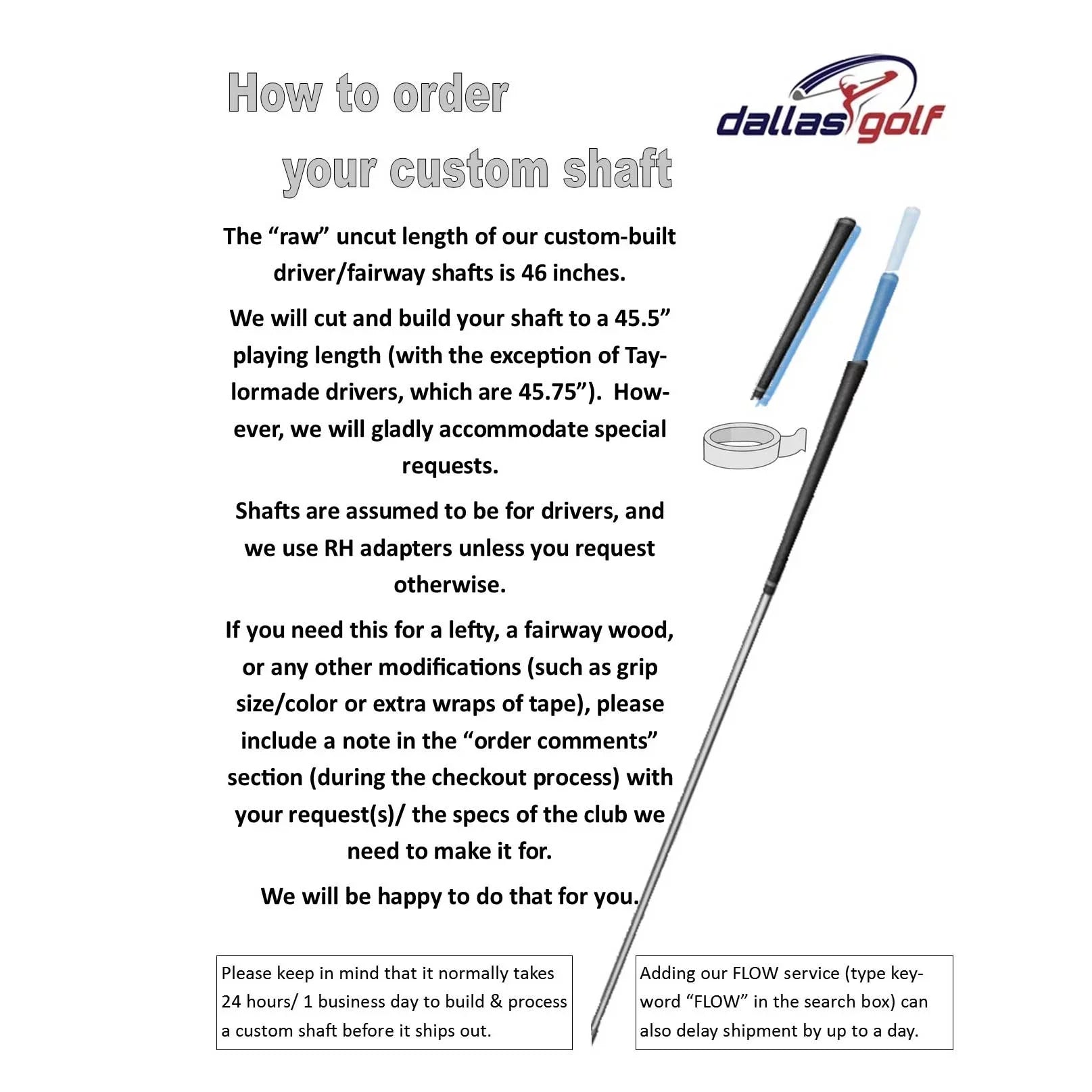 Grafalloy ProLaunch Blue 65 R-Flex Shaft + Cobra F6+ / F7+ Tip + Grip